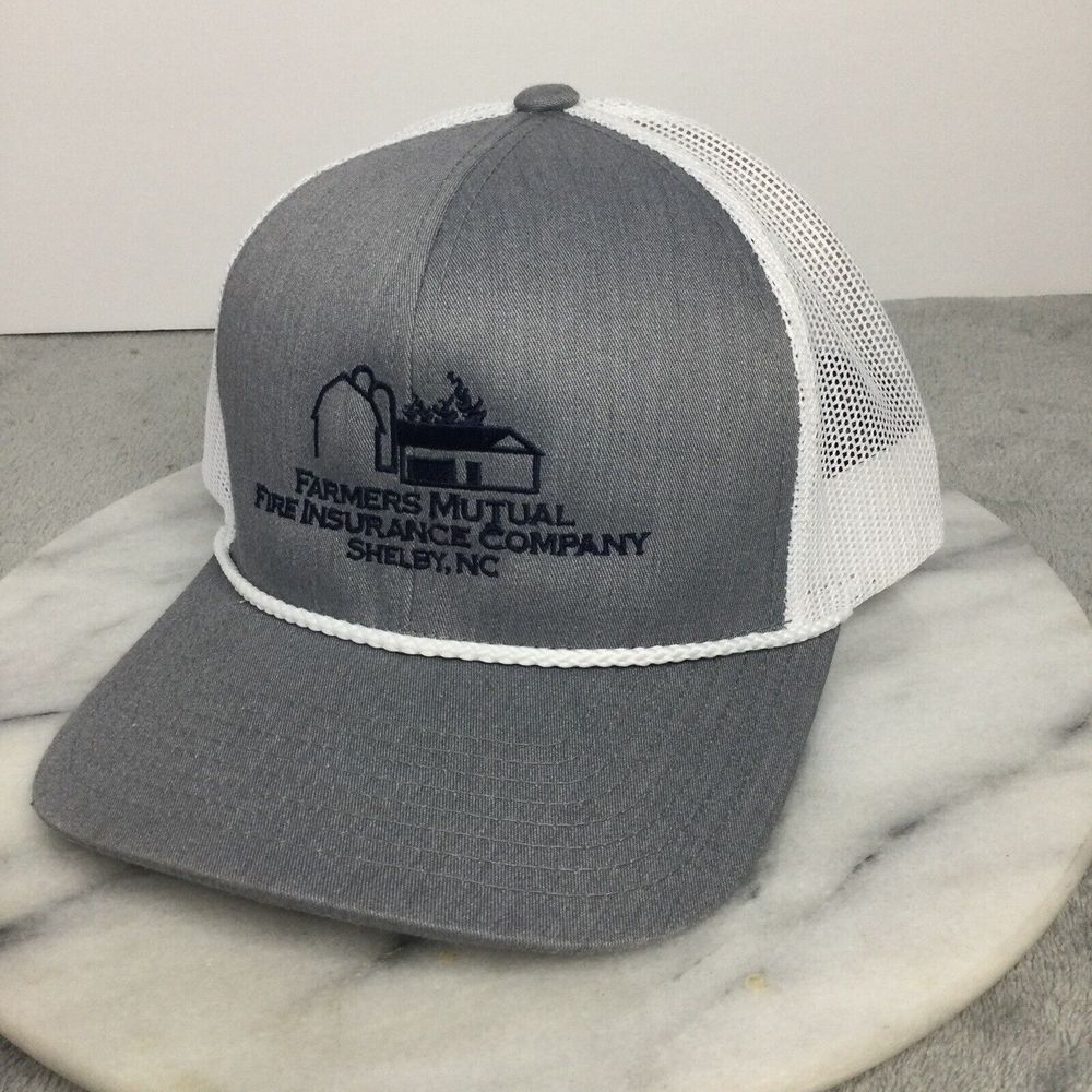 Farmers Mutual Fire‎ Insurance Shelby NC Rope Hat Pacific Headwear Cap Snapback